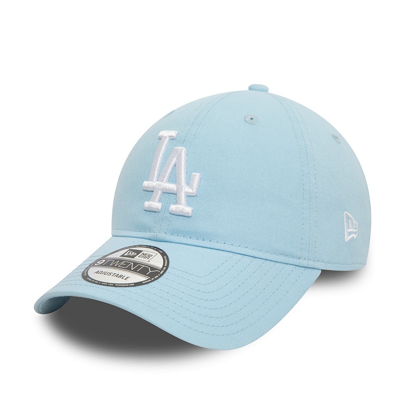 New Era 9TWENTY L.A. Dodgers Baseball Cap – MLB League Essential – Ice Blue-White Adjustable
