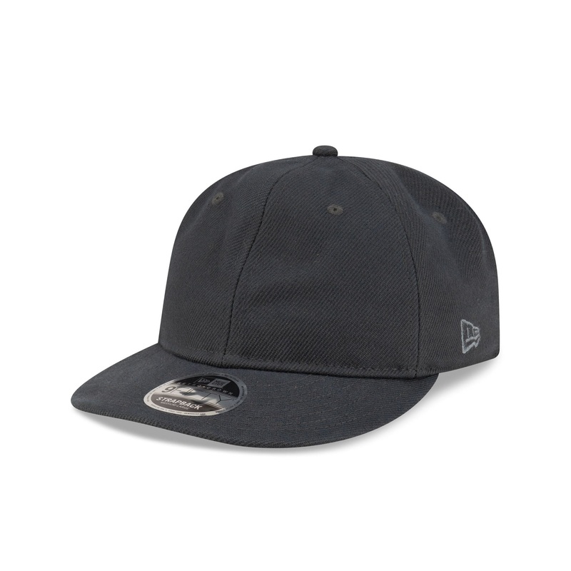 New Era Heavy Twill Dark Gray Retro Crown 9FIFTY Strapback One Size