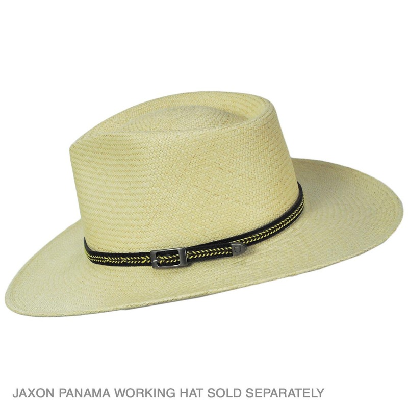 New West Braid Hat Band BLACK ADJUSTABLE