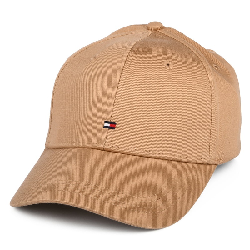 Tommy Hilfiger Hats Classic Baseball Cap – Camel Adjustable