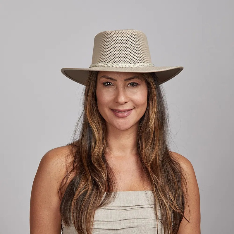 Cabana | Womens Wide Brim Sun Hat Ivory SM