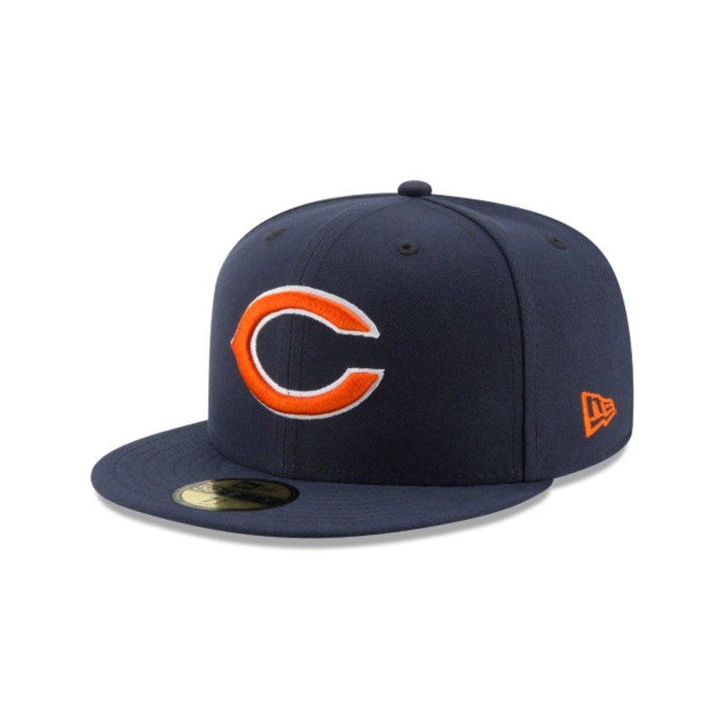 Chicago Bears Navy 59FIFTY Fitted Hat 6 7/8