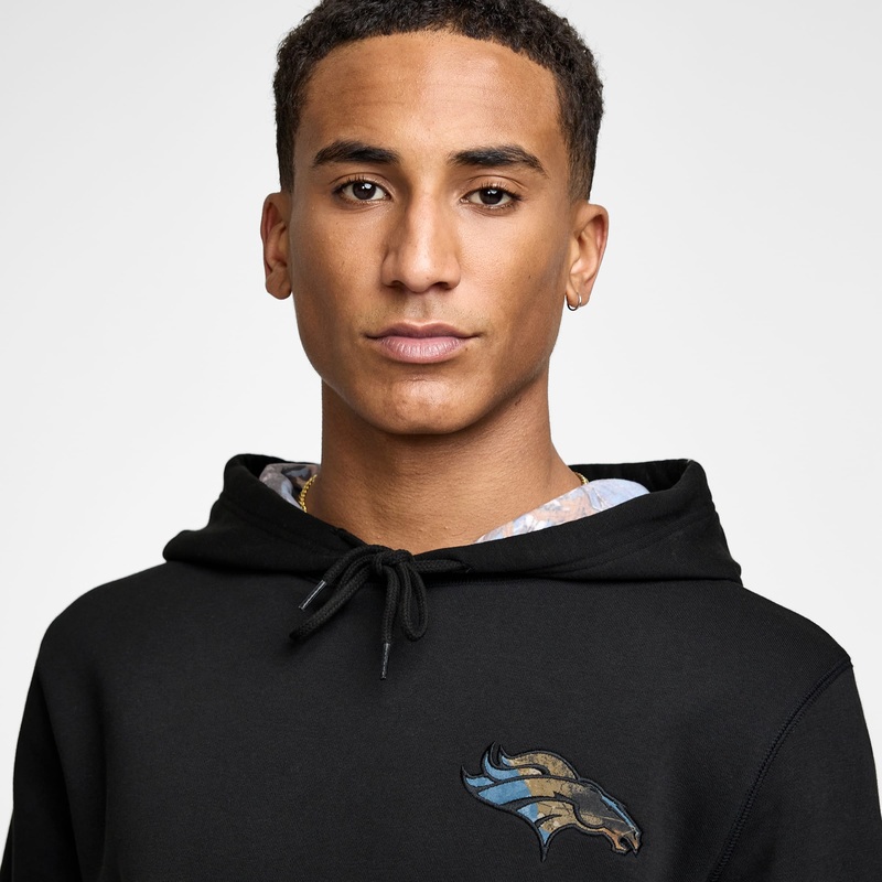 Denver Broncos Black Realtree Hoodie S