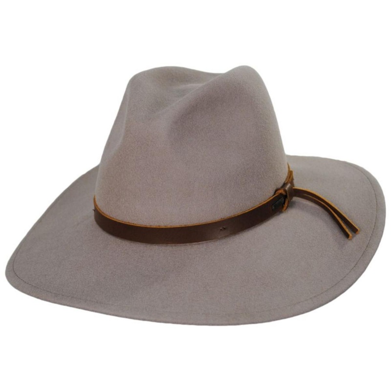 Field Proper Wool Felt Fedora Hat – Timberwolf TIMBERWOLF XS