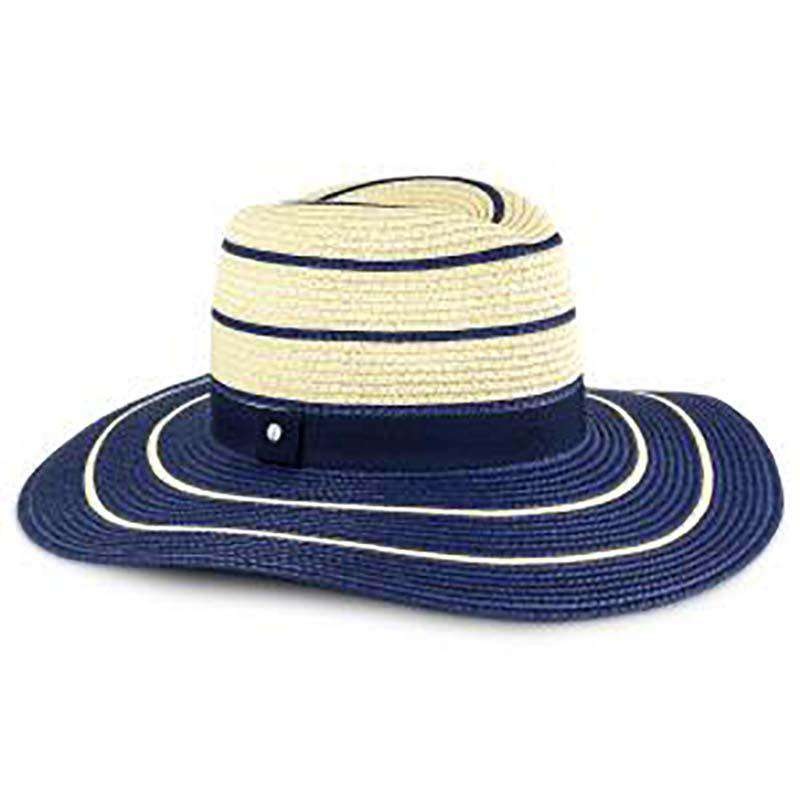 Navy Striped Summer Safari Hat – Jones New York Navy