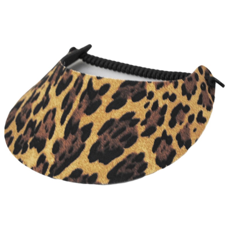 Springlace Leopard Sunvisor TAN ADJUSTABLE