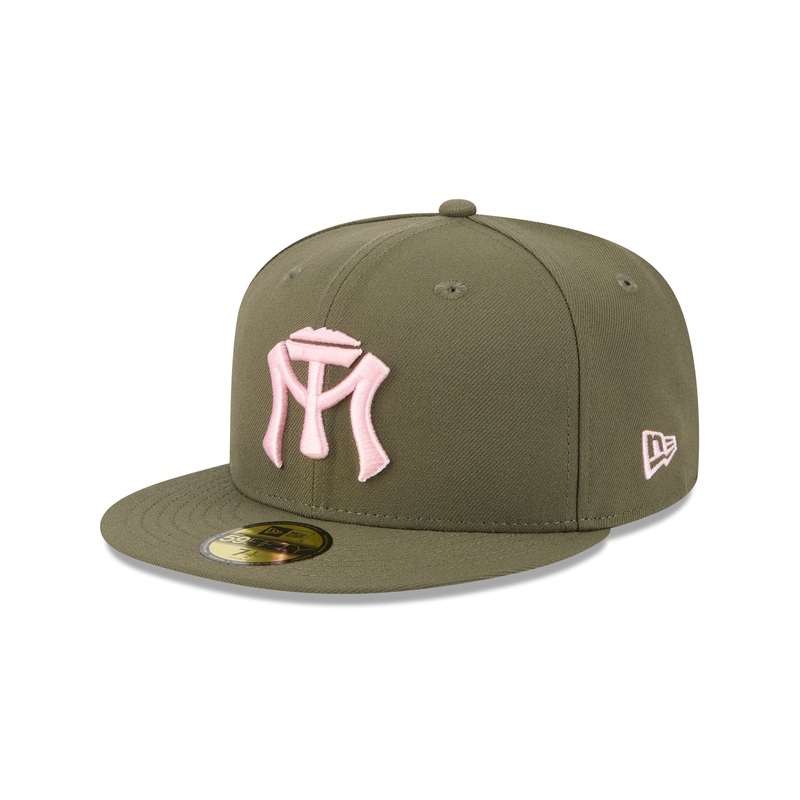 Sultanes de Monterrey Olive 59FIFTY Fitted Hat 7