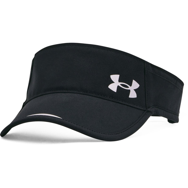 UA Women’s Launch Run Visor Black/Black/Reflective 1SFM