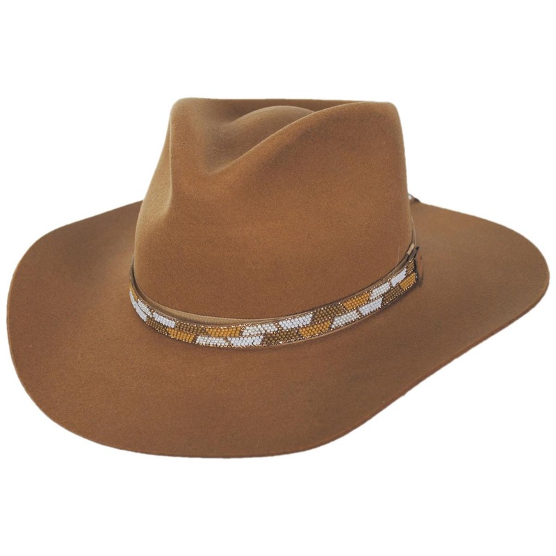 White Lightnin’ Wool Felt Western Hat TOFFEE S