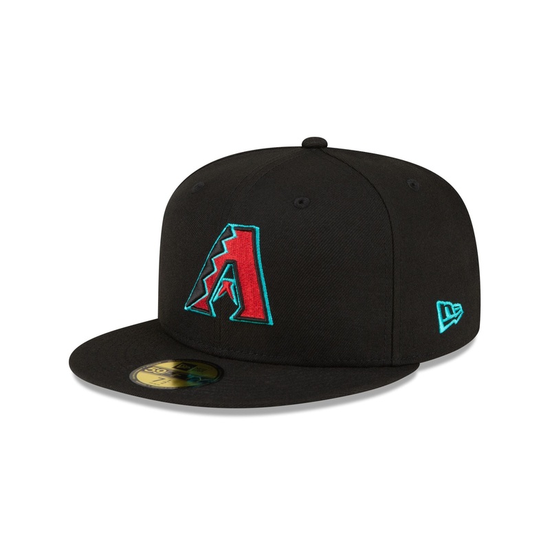 Arizona Diamondbacks Authentic Collection Alt Black 59FIFTY Fitted Hat 6 7/8