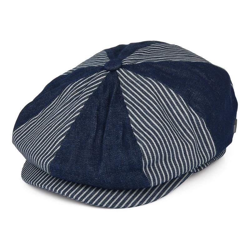 Brixton Hats Brood Baggy Newsboy Cap – Denim Small-56cm