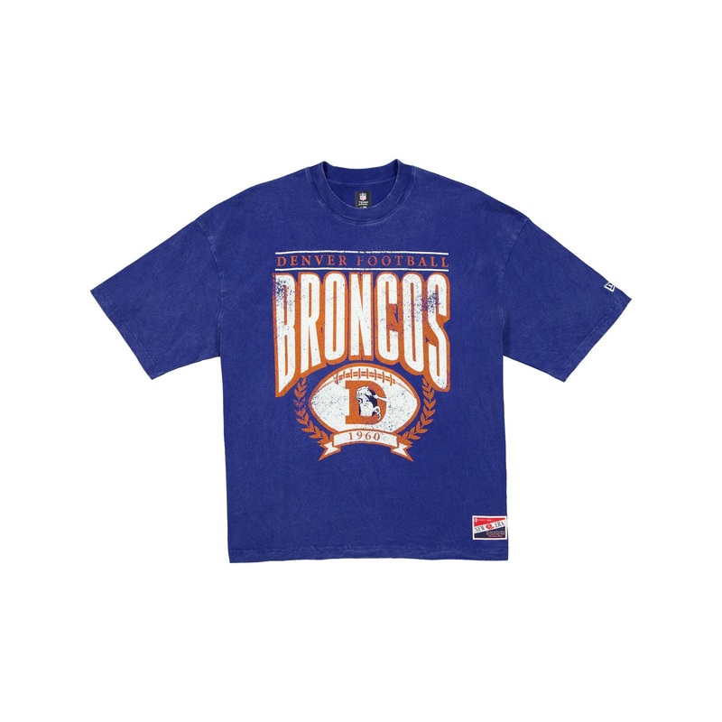 Denver Broncos Throwback Boxy T-Shirt S