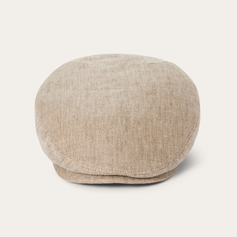 Linen Driver Cap Beige S