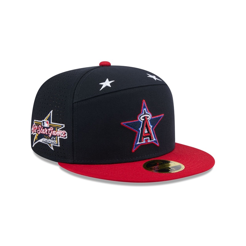 Los Angeles Angels 2025 All-Star Game Workout Split Panel 59FIFTY Fitted Hat 7
