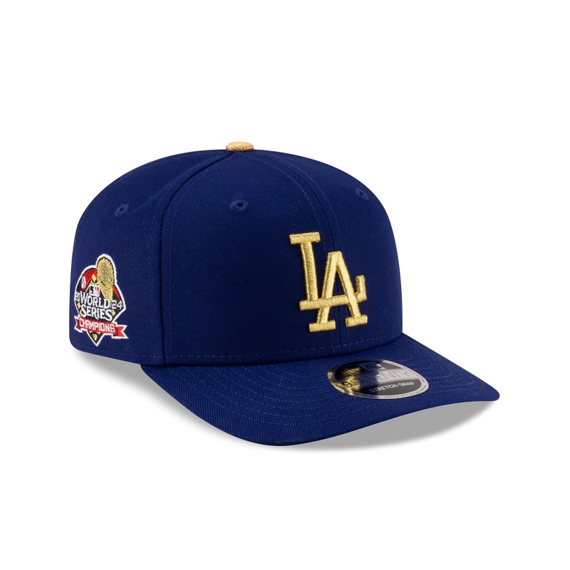 Los Angeles Dodgers Gold Collection 9SEVENTY Stretch-Snap Hat One Size
