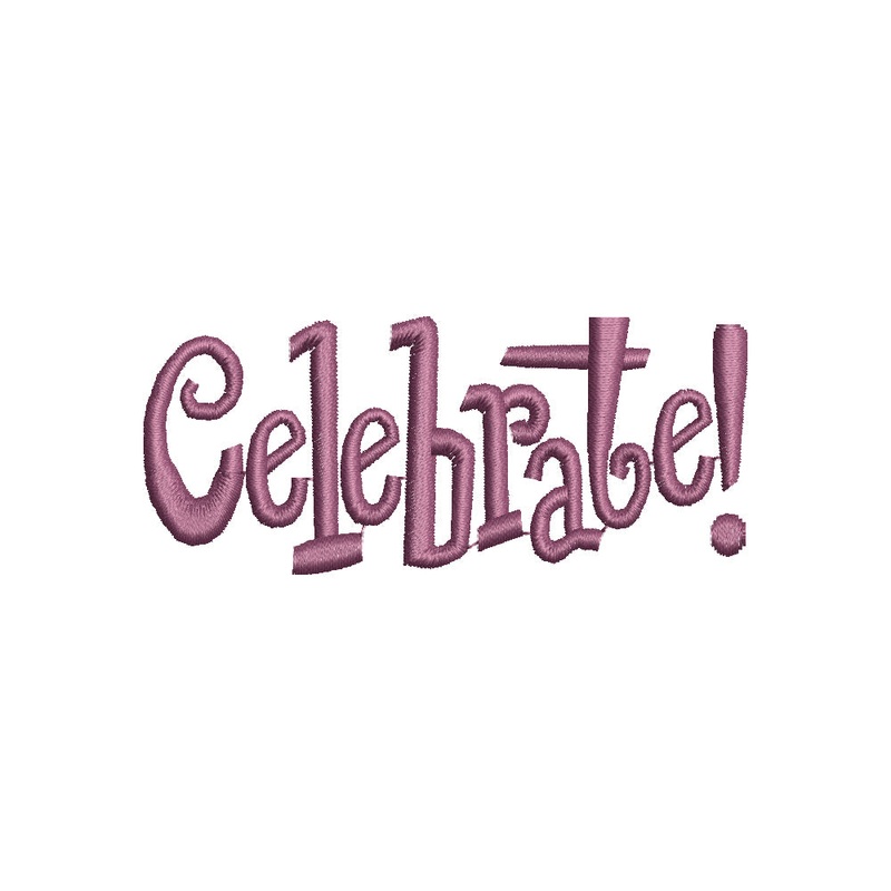 Celebrate Wording Default Title One Size