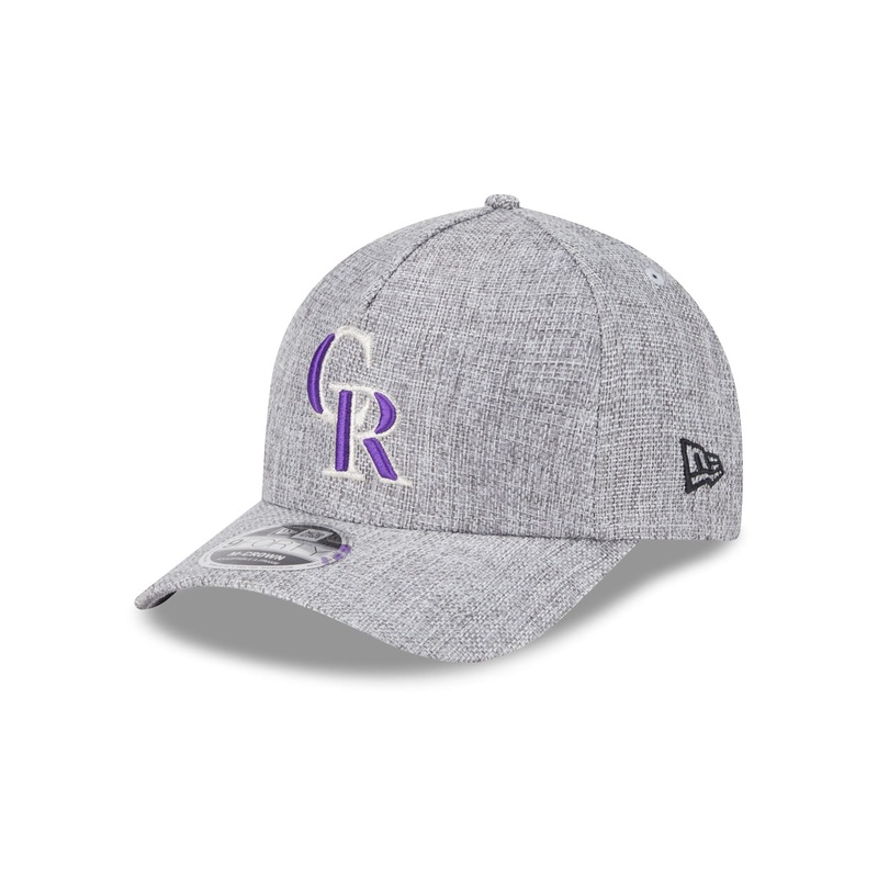 Colorado Rockies Cotton Weave Gray 9FORTY M-Crown A-Frame Snapback Hat One Size