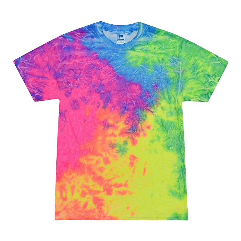 Colortone 1000 Multi-Color Tie-Dyed T-Shirt – Quest Quest S