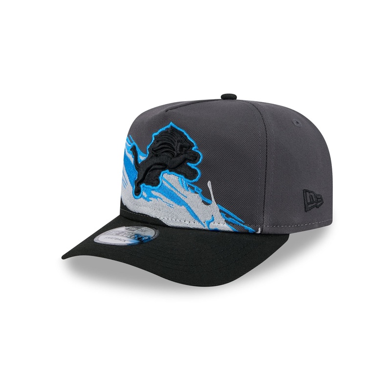 Detroit Lions Graphite Brushstroke Golfer Hat One Size