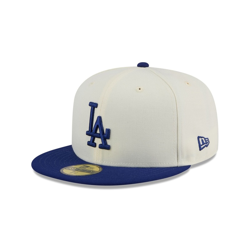 Los Angeles Dodgers Chrome 59FIFTY Fitted Hat 7