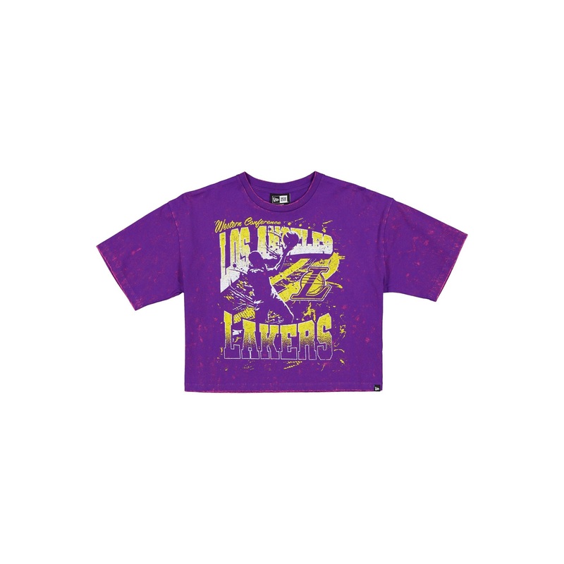Los Angeles Lakers Sport Classics Women’s Cropped T-Shirt XS