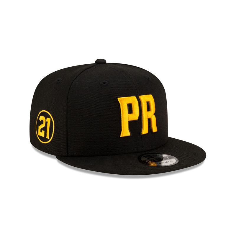 Puerto Rico Black 9FIFTY Snapback Hat One Size