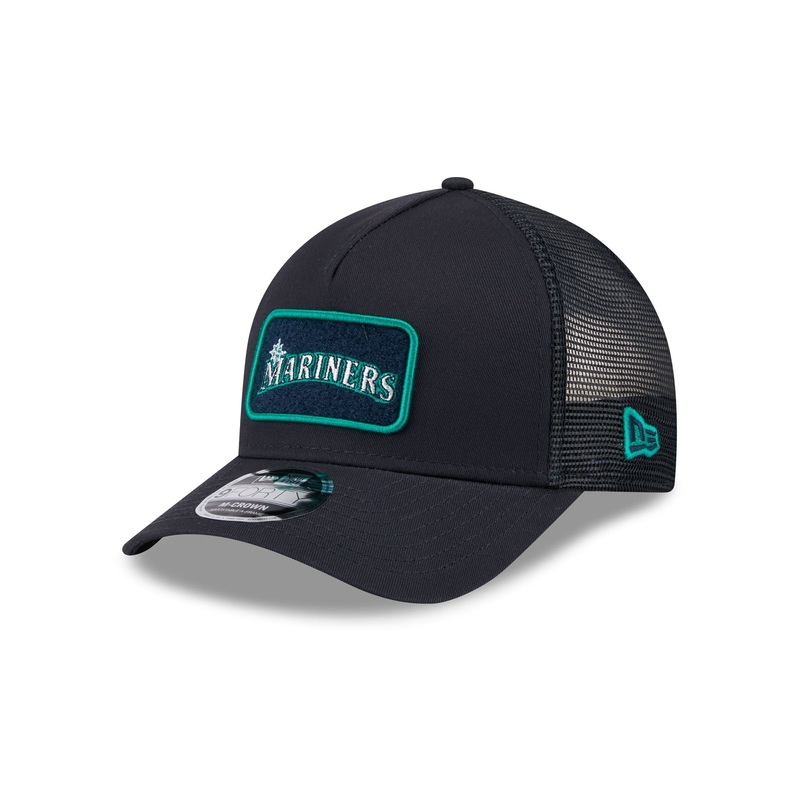 Seattle Mariners Tonal Patch 9FORTY M-Crown A-Frame Trucker Hat One Size