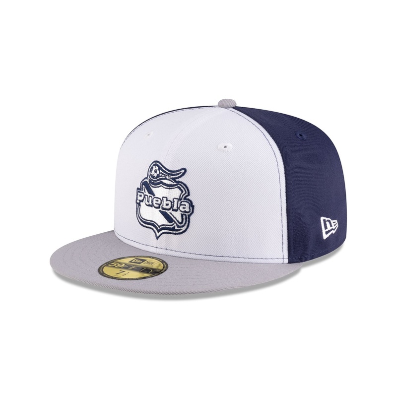 Club Puebla FC White 59FIFTY Fitted Hat 7