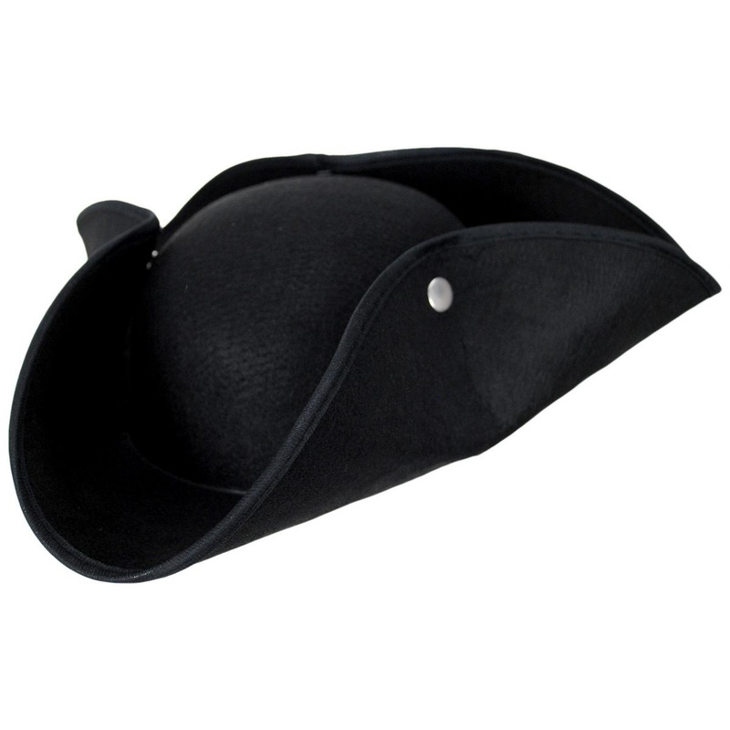 Kid’s Deluxe Tricorn Hat BLACK CHILD
