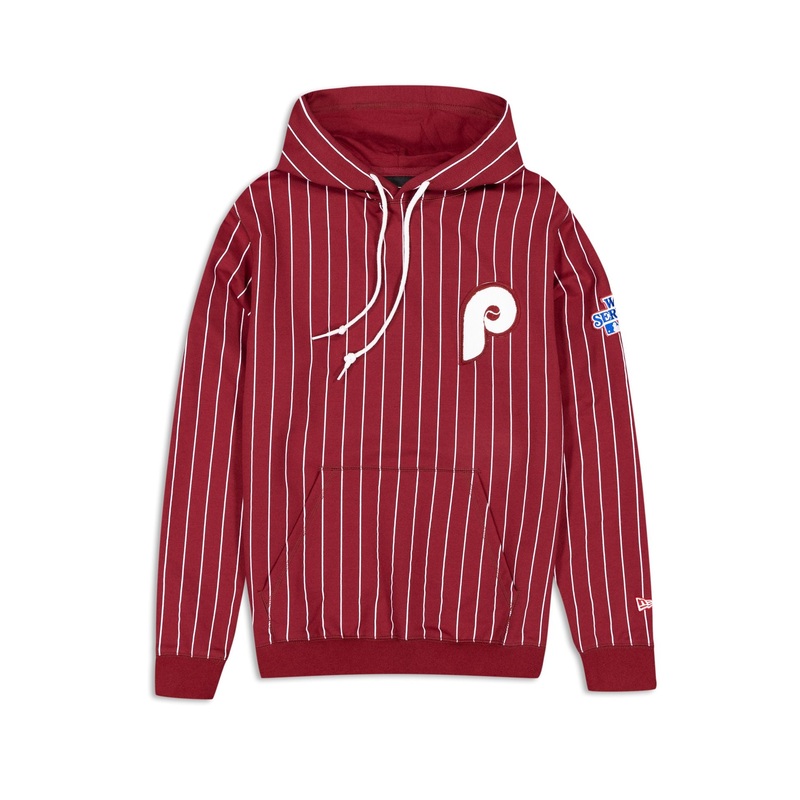 Philadelphia Phillies Logo Select Pinstripe Hoodie S