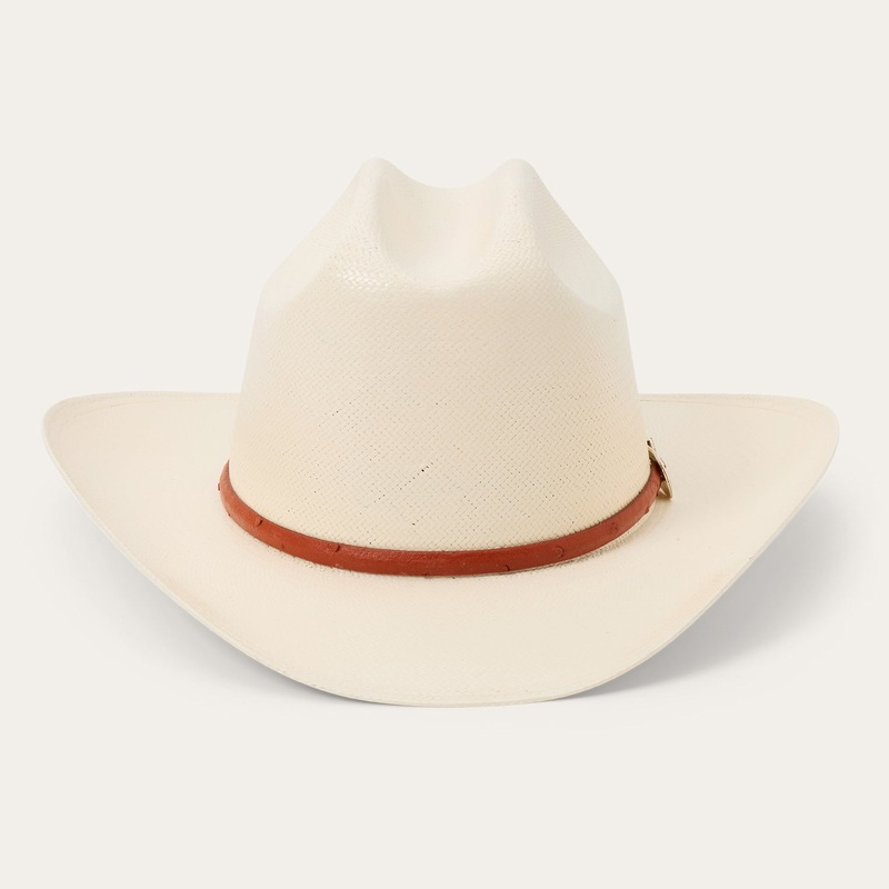 Primo Cognac 10X Straw Cowboy Hat Natural 6 5/8