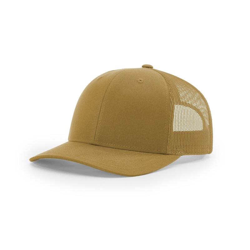 Richardson 112 Trucker Cap New Colors for 2025 Amber Gold