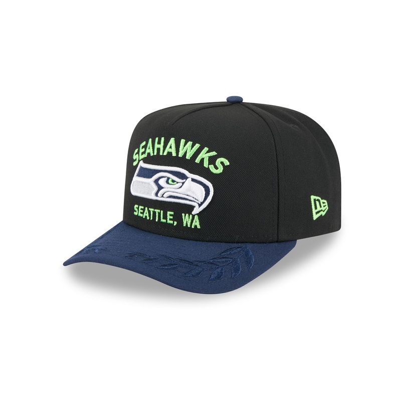 Seattle Seahawks 2025 Draft 9FIFTY A-Frame Snapback Hat One Size