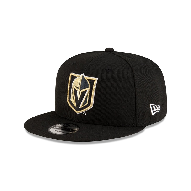 Vegas Golden Knights Black 9FIFTY Snapback Hat One Size