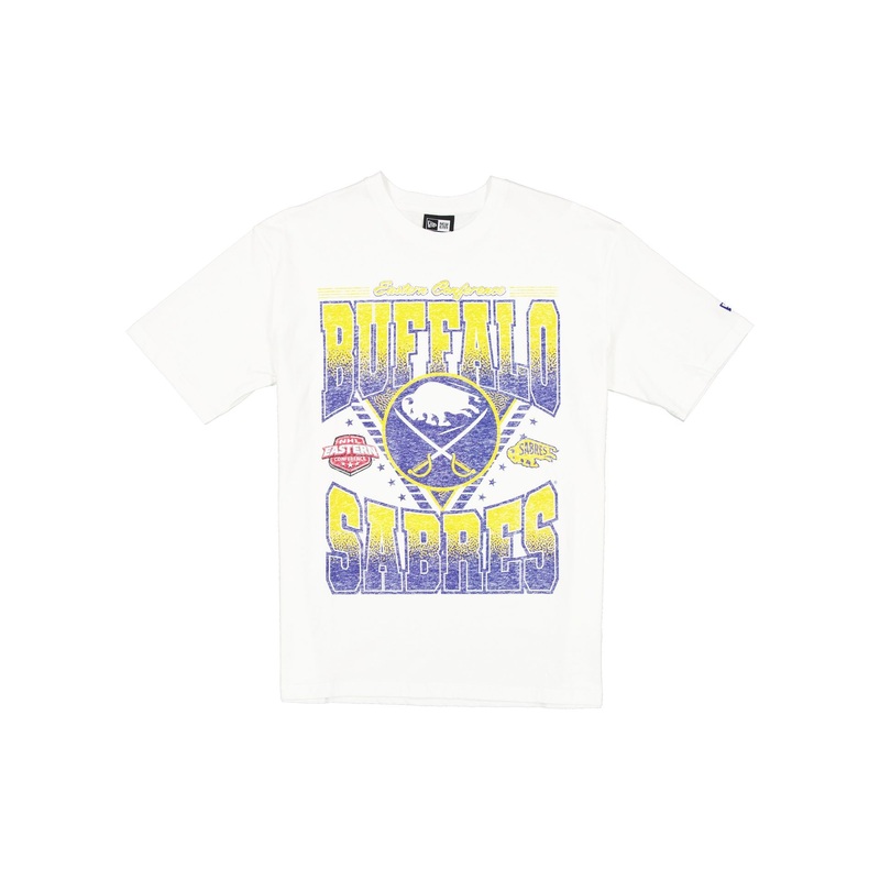 Buffalo Sabres Sport Classics Washed Optic White T-Shirt S