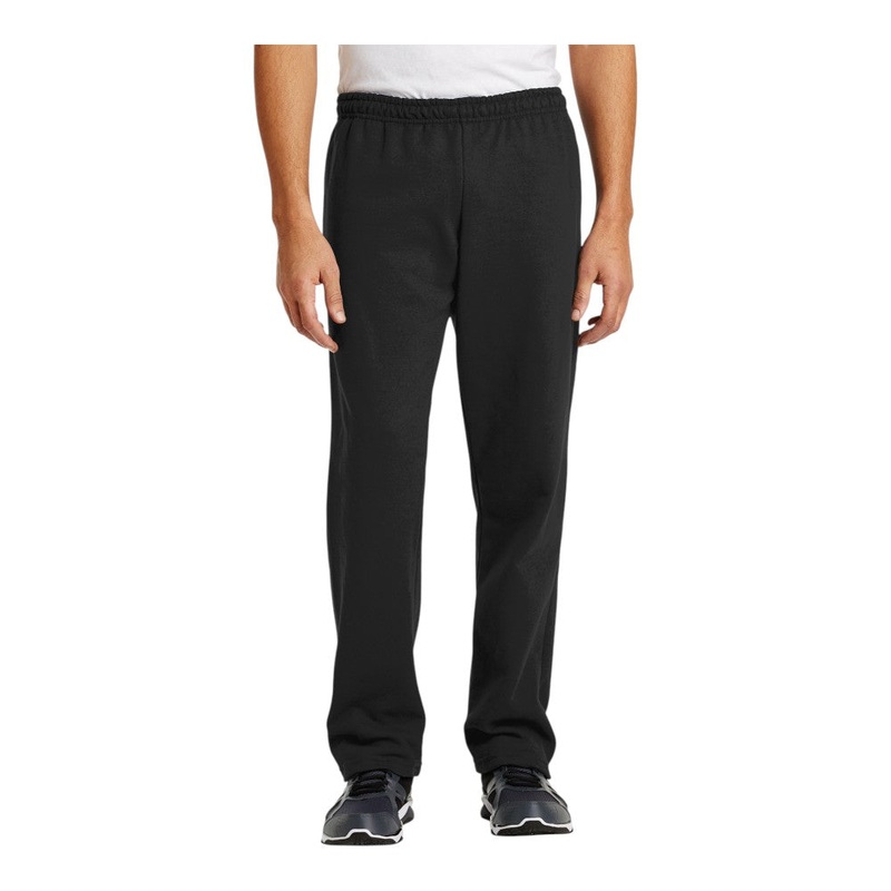 Gildan 18400 Heavy Blend Open Bottom Sweatpant Black S