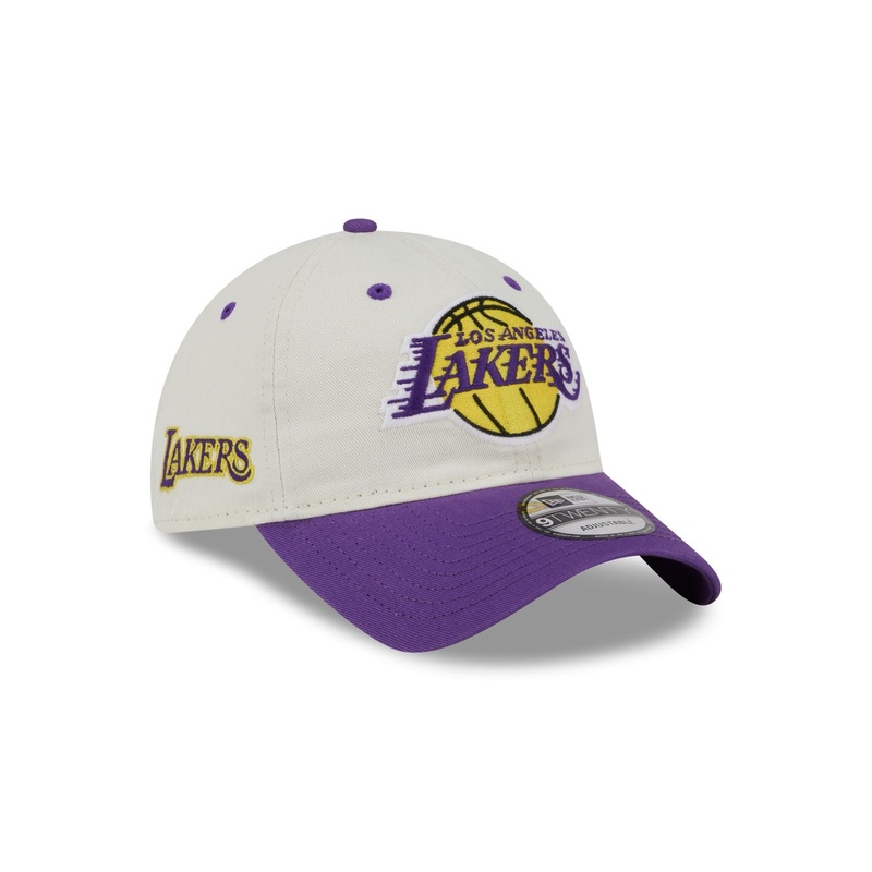 Los Angeles Lakers Classic Sidescript 9TWENTY Adjustable Hat One Size