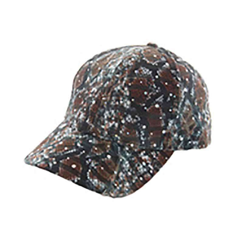 Multi Tone Glitter Baseball Cap – Available in 5 Colors Brown