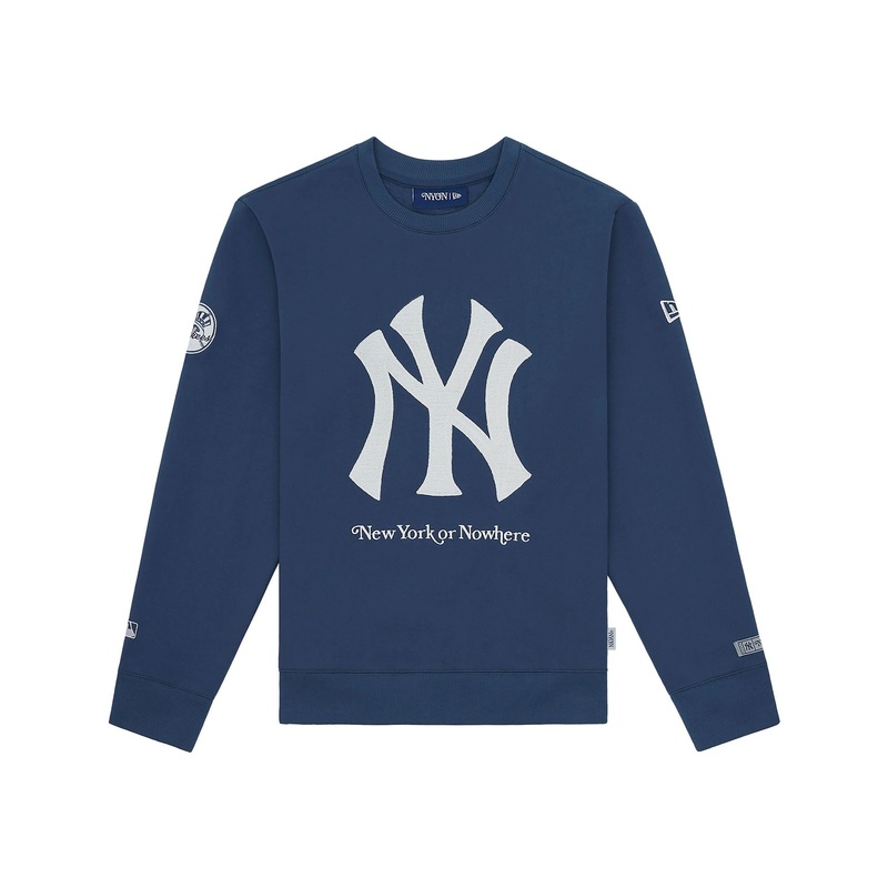 New York or Nowhere x New York Yankees Navy Crewneck S