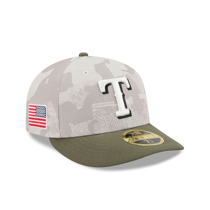 Texas Rangers Armed Forces Day 2025 Low Profile 59FIFTY Fitted Hat 7