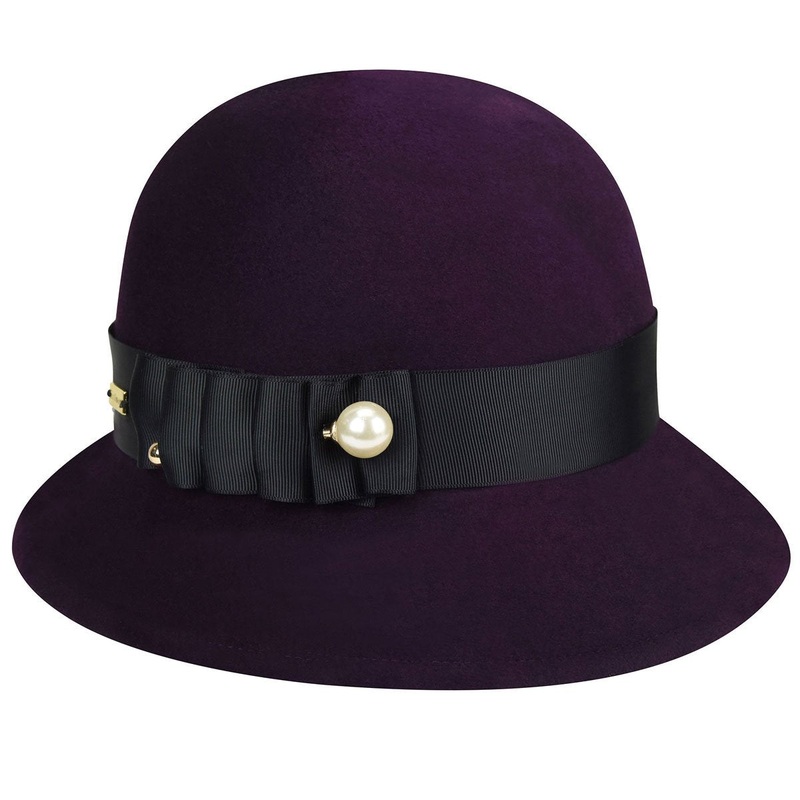 Cassat LiteFelt Cloche Aubergine S/M