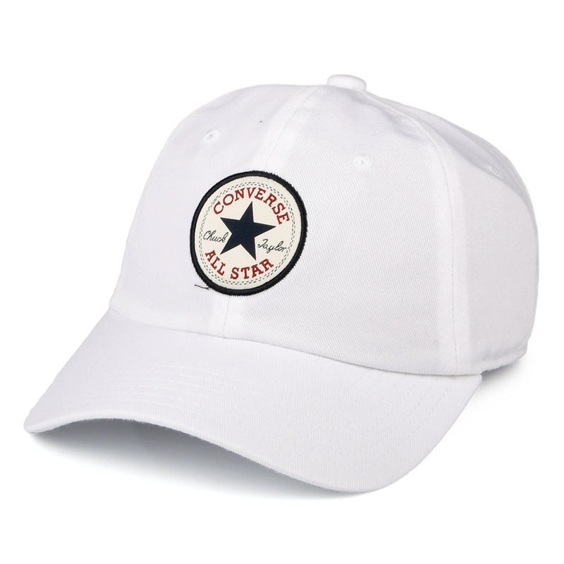 Converse Chuck Taylor All Star Patch Baseball Cap – White Adjustable