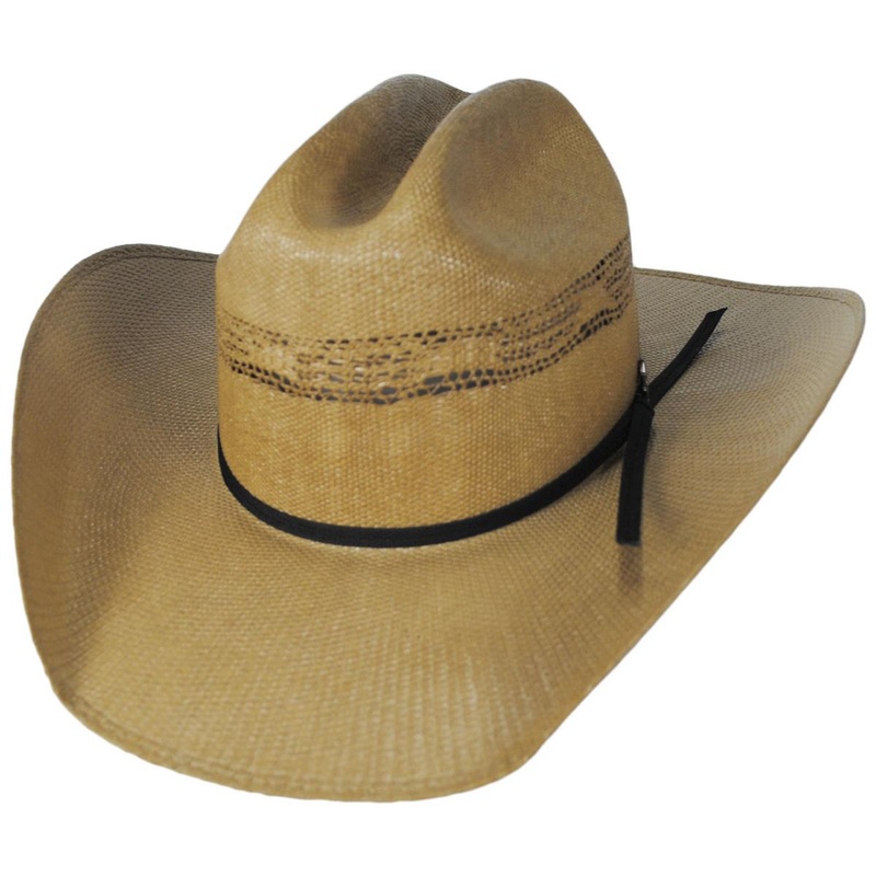 Costa Bangora Straw Western Hat RUSTIC 6 7/8