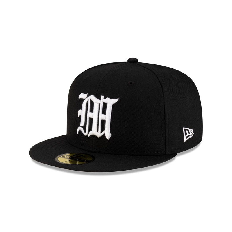 Just Caps Gothic Script Montgomery Rebels 59FIFTY Fitted Hat 7