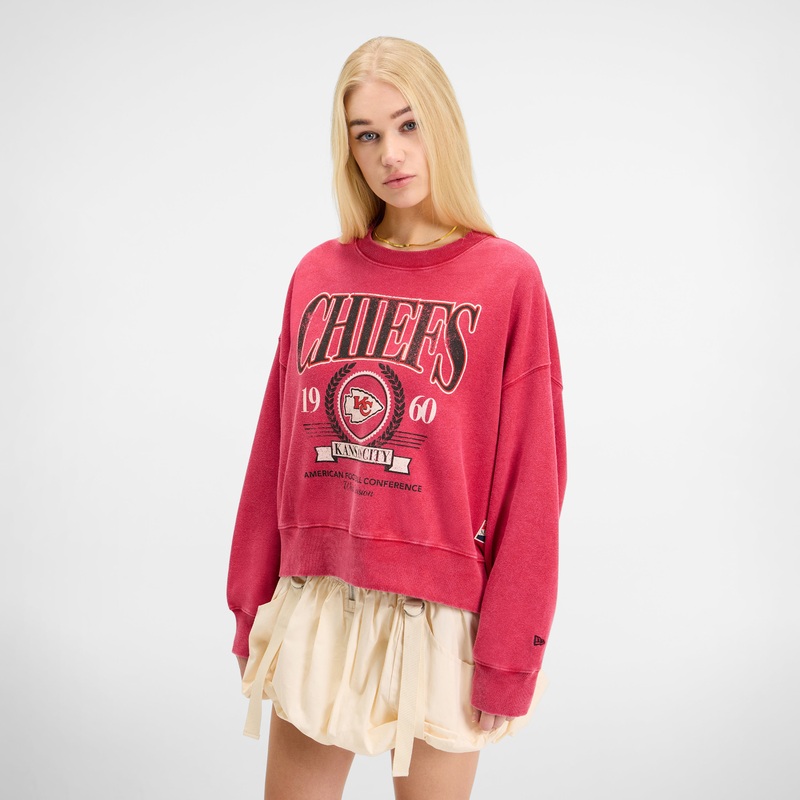 Kansas City Chiefs Throwback Women’s Crewneck XS