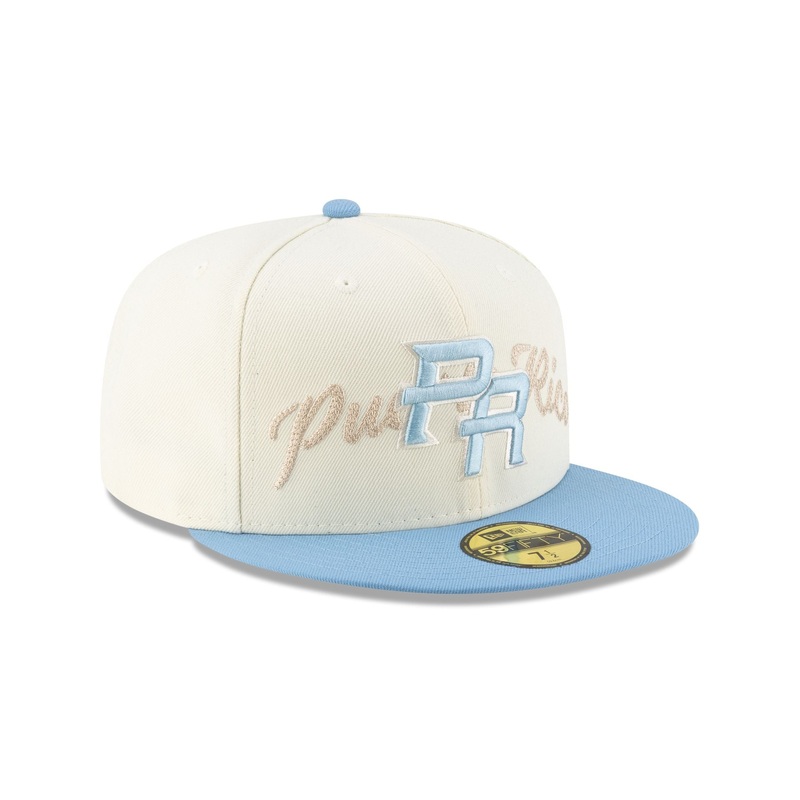 Puerto Rico Chrome 59FIFTY Fitted Hat 7
