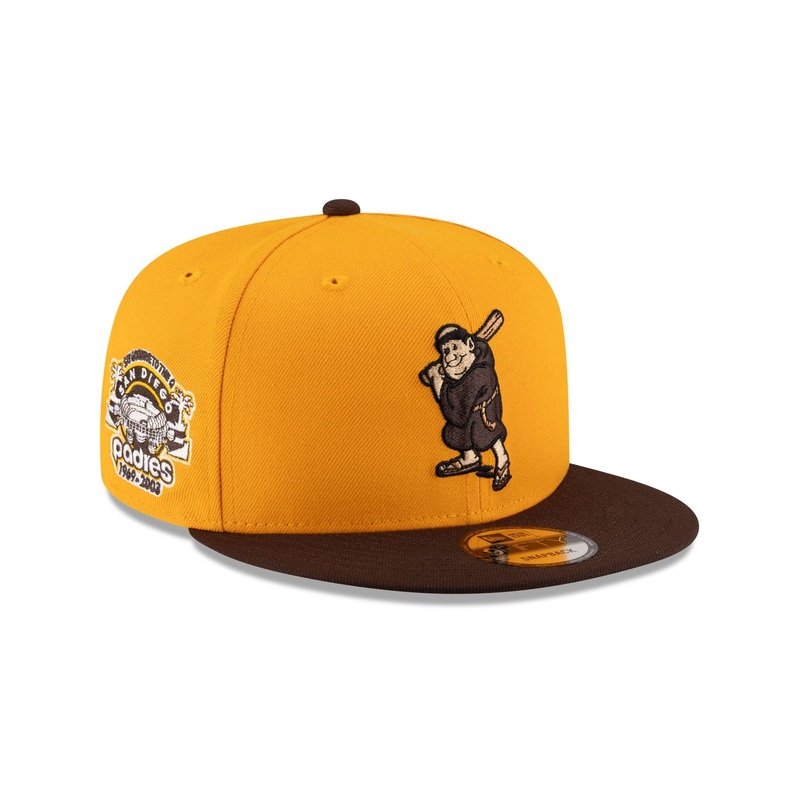 San Diego Padres Mascot Yellow 9FIFTY Snapback Hat One Size