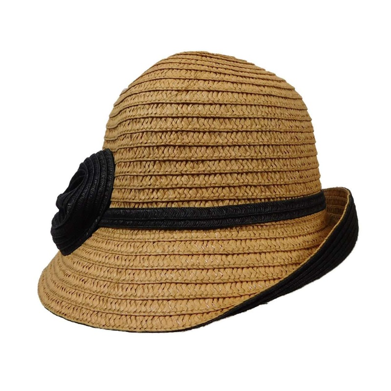 Summer Bucket Hat with Contrast Color Bow – Jeanne Simmons Accessories Black OS