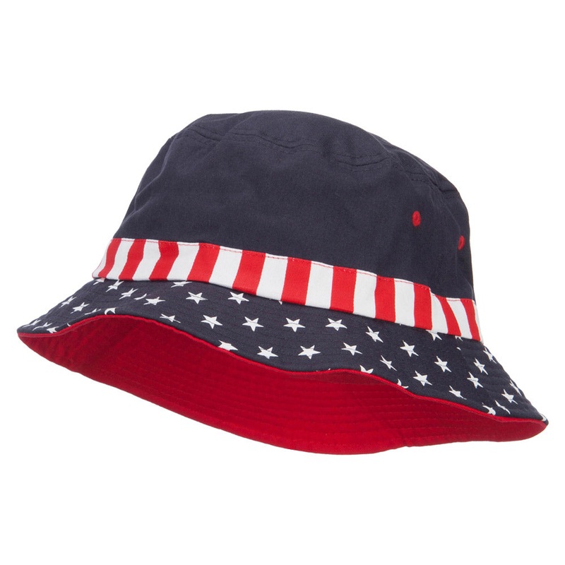 USA Flag Bucket Hat Flag M