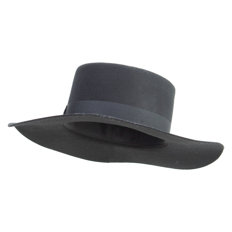 Women’s Leatherette Band Gambler Crown Dressy Hat Black One Size